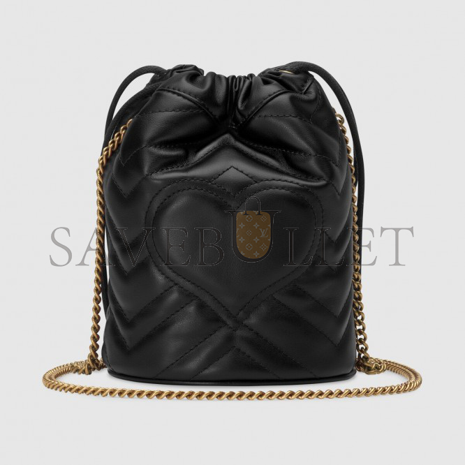 GUCCI GG MARMONT MINI BUCKET BAG 575163 (6.7*5.5*5.1cm) GUCCI GG MARMONT MINI BUCKET BAG 575163 (6.7*5.5*5.1cm)